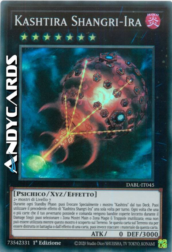LiLy_Yugioh] Lá bài Kashtira Shangri-Ira - MP23-EN190 - Prismatic