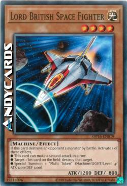 CACCIA SPAZIALE SIGNORE BRITANNICO