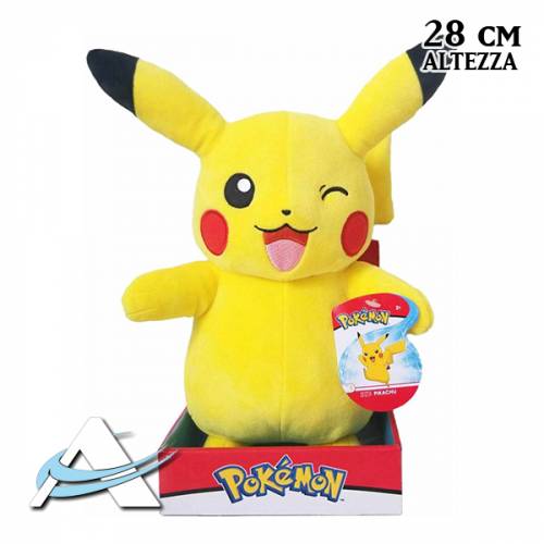 JAZWARES Pokémon Plush - Pikachu (28 cm)