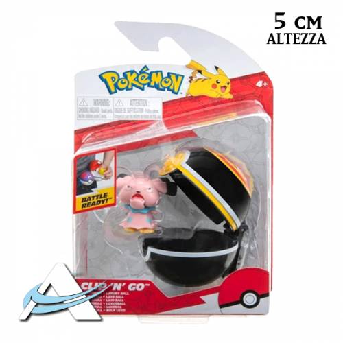 Mini Figure JAZWARES - Clip 'N' Go Wave 11 - Chic Ball, Snubbull (5 cm)