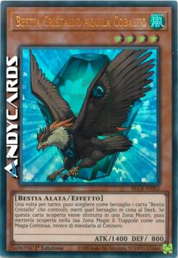 BESTIA CRISTALLO AQUILA COBALTO