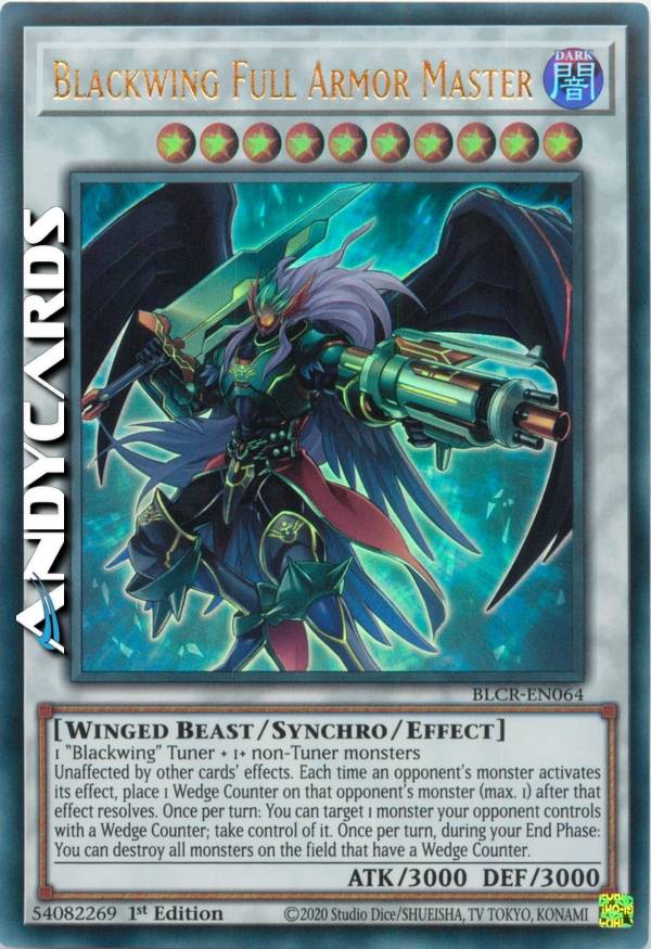 BLACKWING FULL ARMOR MASTER | AndyCards Srl