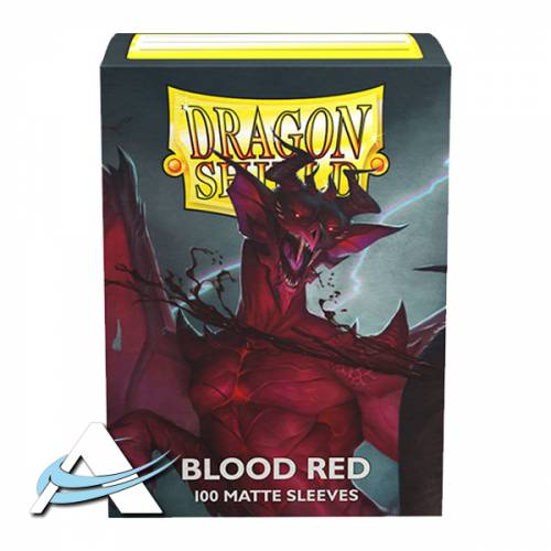 Dragon Shield Standard Sleeves - MATTE Blood Red