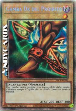 RIGHT LEG OF THE FORBIDDEN ONE