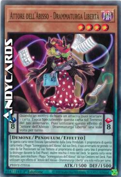 Attore dell'Abisso - Drammaturga Libertà