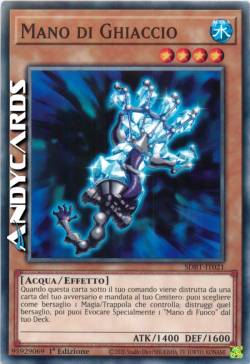 MANO DI GHIACCIO