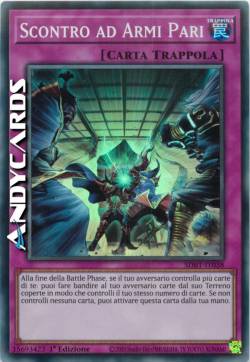 SCONTRO AD ARMI PARI