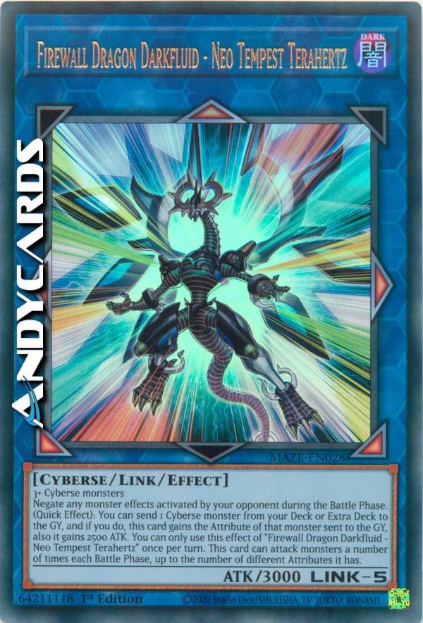 yugioh firewall dragon darkfluid deck QCCU-JP105 (SR)  TCG Corner also it gains 2500 ATK Set the competition ablaze with