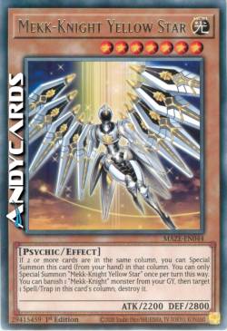 MECK-CAVALIERE STELLA GIALLA