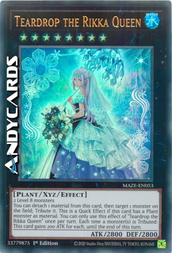 TEARDROP THE RIKKA QUEEN | AndyCards Srl