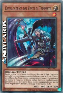 CAVALCATRICE DEI VENTI DI TEMPESTA
