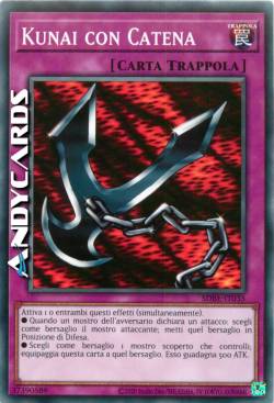 KUNAI CON CATENA