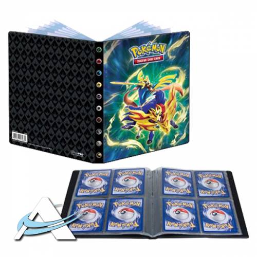 Ultra PRO Album 4 Tasche ( 80 Carte) - Pokémon ZENIT REGALE - Zacian & Zamazenta