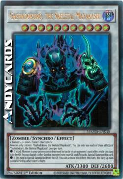 GASHADOKURO, IL MAYAKASHI SCHELETRICO