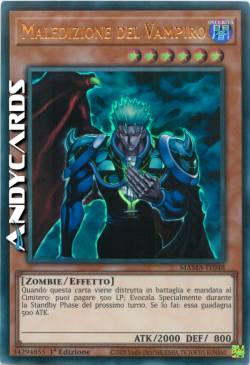 MALEDIZIONE DEL VAMPIRO