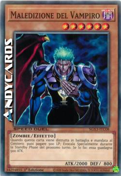 MALEDIZIONE DEL VAMPIRO