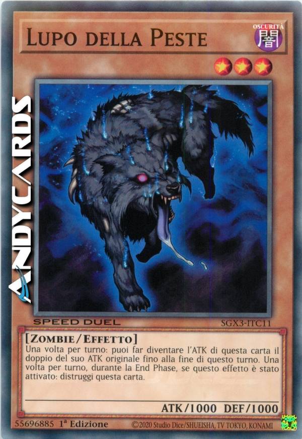 zombie werewolf yugioh card PLAGUE WOLF All cards will be carefully packed for safe transit Late Halloween Cards - Casual
