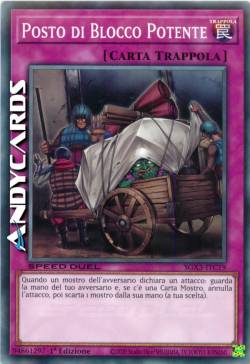 POSTO DI BLOCCO POTENTE