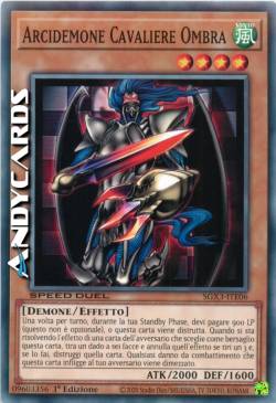 ARCIDEMONE CAVALIERE OMBRA
