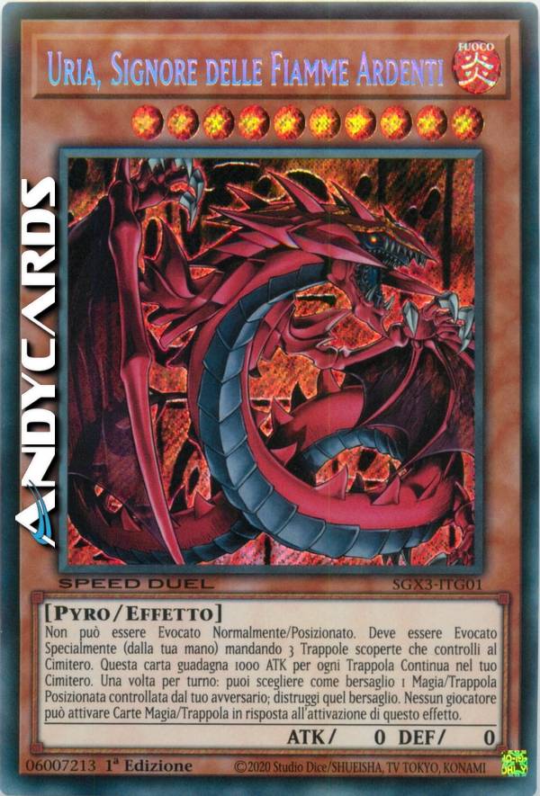uria yugioh card Uria, Lord of Searing Flames (illegal) | Yu-Gi-Oh! Wiki An individual card from the Yu URIA, LORD OF SEARING FLAMES