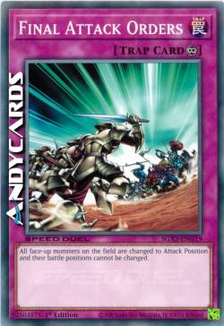 ORDINI DI ATTACCO FINALE