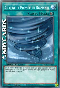 CICLONE DI POLVERE DI DIAMANTI