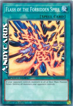 FLASH OF THE FORBIDDEN SPELL