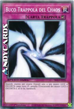 BUCO TRAPPOLA DEL CHAOS