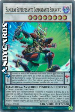 Samurai Superpesante Comandante Shanawo