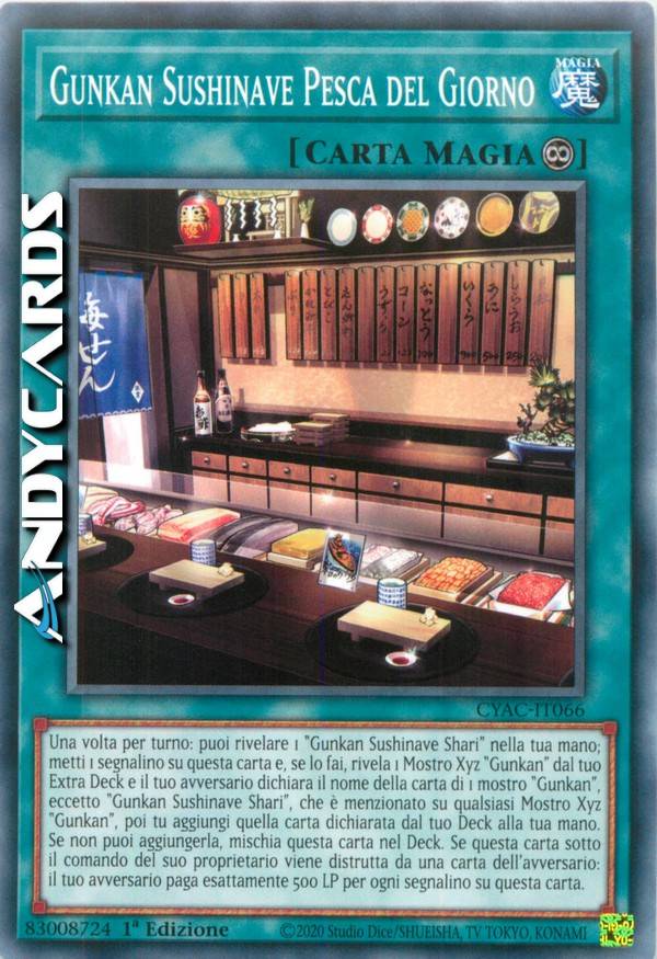 Gunkan Suship Catch-of-the-Day | AndyCards Srl