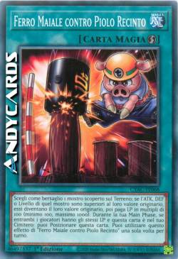 Ferro Maiale contro Piolo Recinto