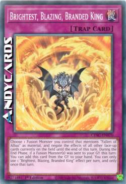 Il Re più Luminoso, Fiammeggiante, Marchiato