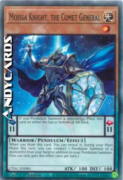 Cavaliere Moissa, il Generale Cometa