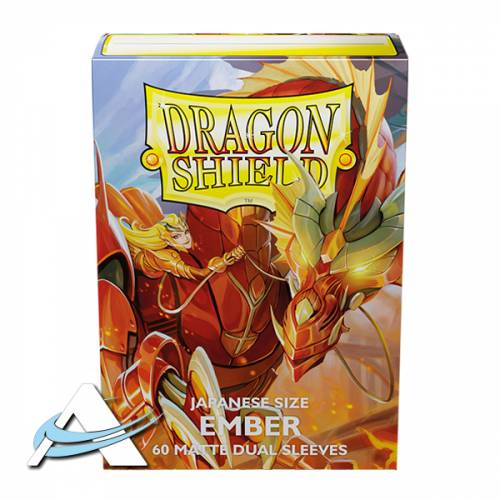 Bustine Protettive Dragon Shield Small - MATTE DUAL Ember