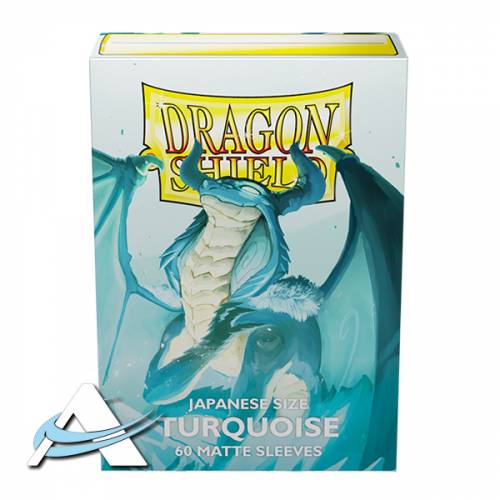 Dragon Shield Small Protective Sleeves - MATTE Turquoise
