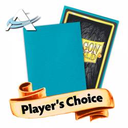 Bustine Protettive Dragon Shield Small - MATTE Turchese