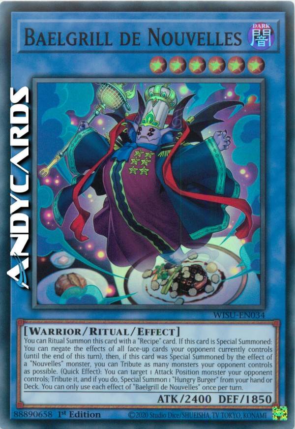 nouvelle yugioh deck Complete Custom for Yu-Gi-Oh! Once per turn Hungry Burger Nouvelles Deck List