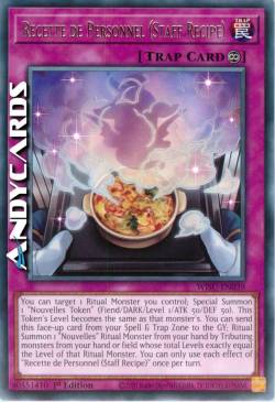 Recette de Personnel (Ricetta dello Staff)