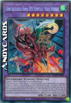 Uomo Alato della Fiamma EROE Elementale - Rabbia Infernale