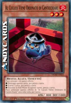 Al Cuculo Viene Ordinato di Canticchiare