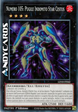 NUMERO 105: PUGILE INDOMITO STAR CESTUS