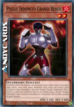 PUGILE INDOMITO GRANDI BENDE