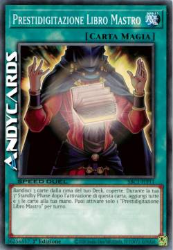 PRESTIDIGITAZIONE LIBRO MASTRO