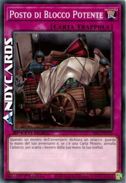 POSTO DI BLOCCO POTENTE