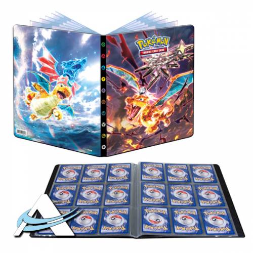 Ultra PRO Album 9 Tasche (252 Carte) - Pokémon Ossidiana Infuocata, Charizard e Dragonite
