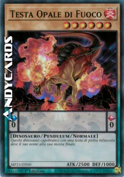 Testa Opale di Fuoco