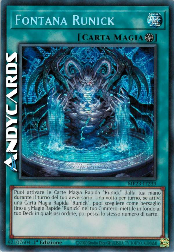 Runick Fountain | AndyCards Srl