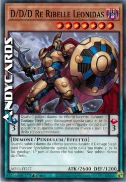 D/D/D RE RIBELLE LEONIDAS