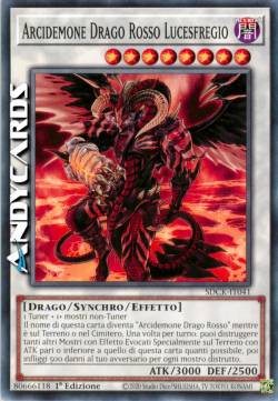 ARCIDEMONE DRAGO ROSSO LUCESFREGIO