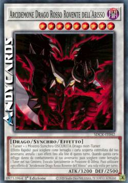 ARCIDEMONE DRAGO ROSSO ROVENTE DELL'ABISSO